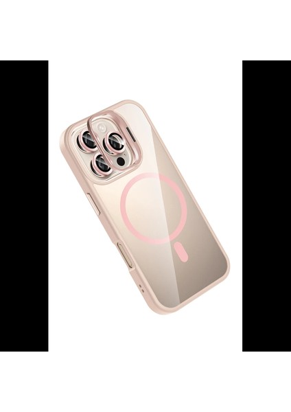 Apple iPhone 16 Pro Remim Lensli Magsafe Standlı Kapak modelleri