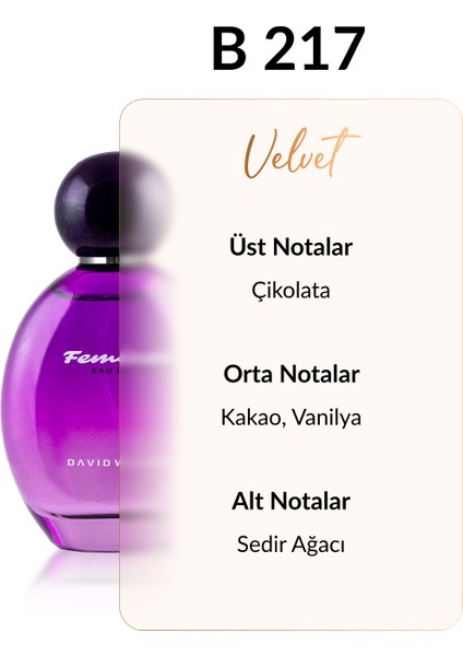 B217 Luck Woman 100 ml Kadın Parfüm | Velvet fiyatları