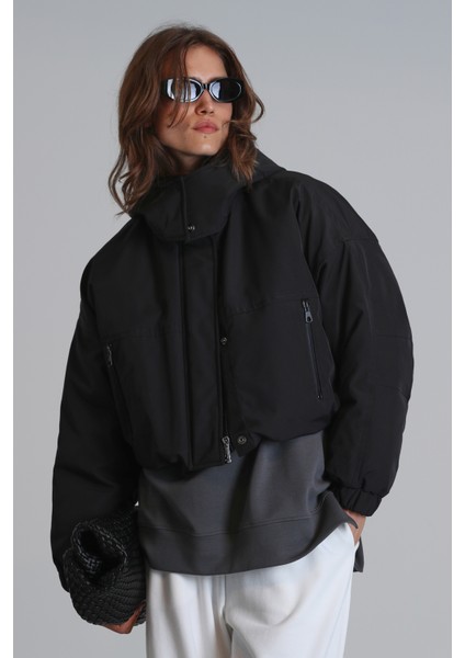 Sandra Kadın Örme Sweatshırt Haki