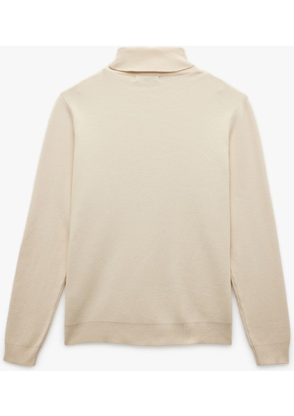 Uzun Kollu Basic Boğazlı Triko Kazak fırsatları