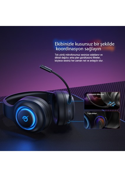 Heroad V200 Rgb 7.1 USB Kablolu Gaming Oyuncu Kulaklığı (Pc -Xbox -Ps5)