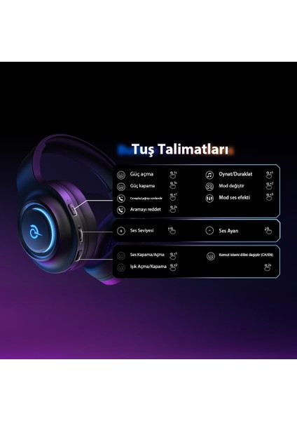 Heroad V200 Rgb 7.1 USB Kablolu Gaming Oyuncu Kulaklığı (Pc -Xbox -Ps5)