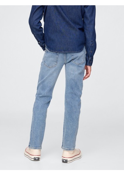 Erkek Çocuk Açık Mavi Slim Jean Pantolon