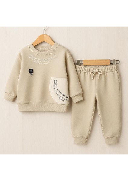 Erkek Çocuk 3 Iplik Şardonlu Alt Üst Eşofman Takımı – 10693 Y modelleri