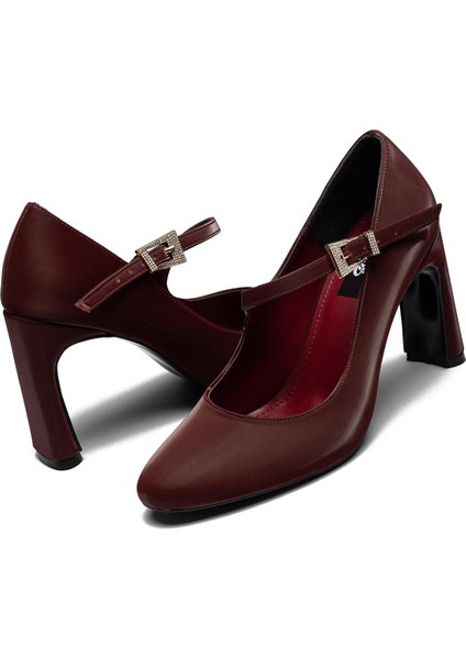 Platform Yüksek Topuk Bantlı Tokalı Kadın Abiye Ayakkabı 3110 fırsatları