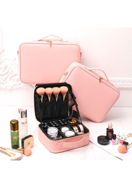 Kadınlar Için Hazırlama Çantası, Dava Taşınabilir Büyük Kapasitet, Pu Tırnak Sanatı, Embroider, Makyaj Sanatçısı ve Makyaj Deposu Çantası (Yurt Dışından) fiyatları