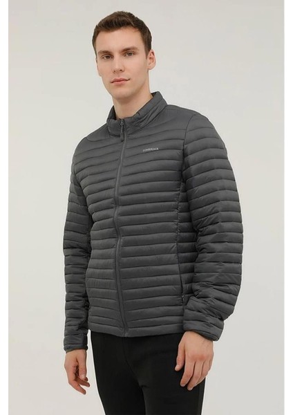 Perry Coat Koyu Gri Erkek Hafif Kısa Mont fiyatları