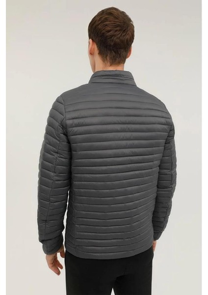 Perry Coat Koyu Gri Erkek Hafif Kısa Mont fırsatları