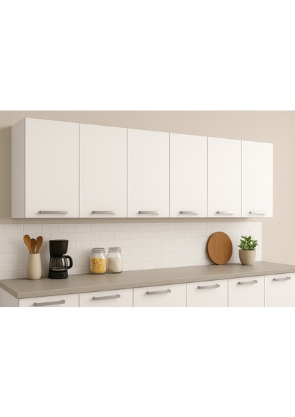 210LUK Üst Modül, Mutfak Dolabı, Çok Amaçlı Dolap, Kiler Dolabı