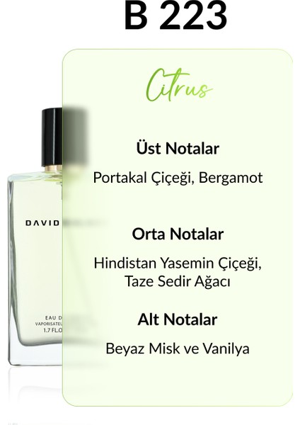 B223 More Relax 50 ml Kadın Parfüm | Citrus fiyatları