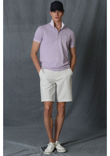 Vernon Spor Polo Yaka Erkek Tişört Lacivert