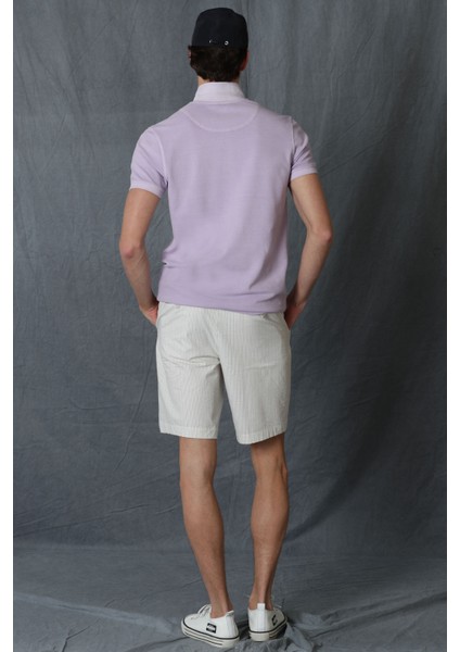 Vernon Spor Polo Yaka Erkek Tişört Lacivert