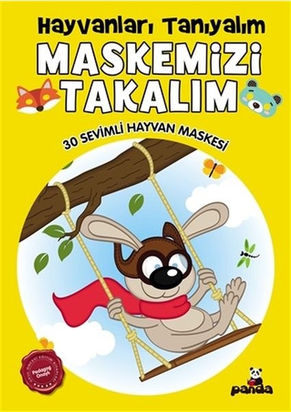 Maskemizi Takalım - Hayvanları Tanıyalım - 30 Sevimli Hayvan Maskesi