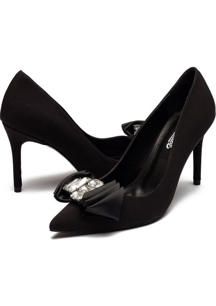 Özel Kesme Taş Tokalı Yüksek Topuklu Kadın Abiye Ayakkabı 115 modelleri