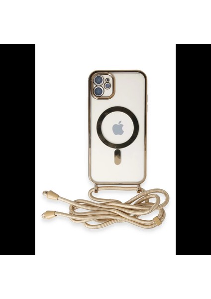 iPhone 11 Kılıf Divo Lazer Askılı Magsafe Kapak