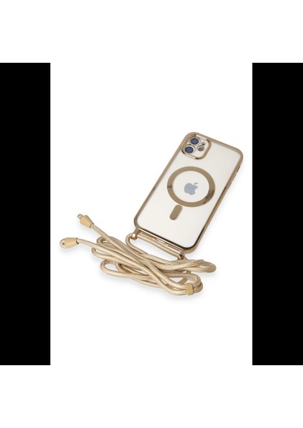 iPhone 11 Kılıf Divo Lazer Askılı Magsafe Kapak