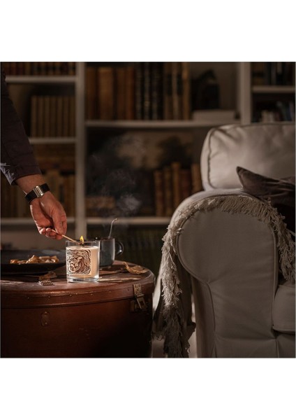 Cam Kapta Kokulu Mum, Açık Bej, 45 Saat, Dumanlı Vanilya, 10CM fiyatları