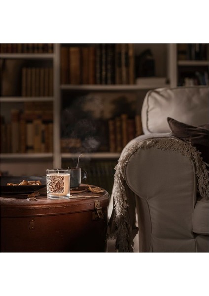 Cam Kapta Kokulu Mum, Açık Bej, 45 Saat, Dumanlı Vanilya, 10CM fırsatları