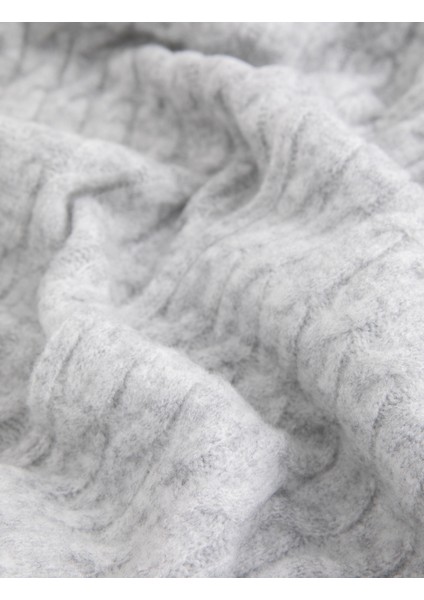 Örgü Desenli Yumuşak Dokulu Uzun Atkı modelleri