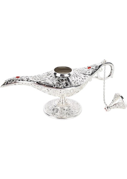 Lüks Işlemeli Alaaddin’in Sihirli Lambası 35 cm Tütsülük Buhurdanlık Dekoratif Hediyelik Biblo fırsatları