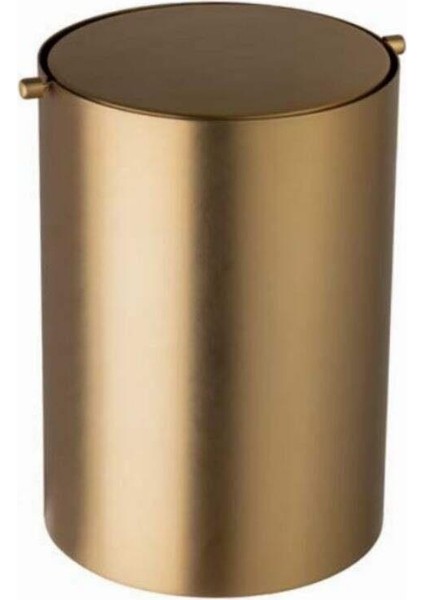 Banyo Çöp Kovası Gold Branch Renk 3 Litre (BA4013 031 Gb-Gb)