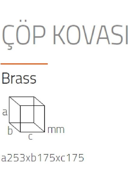 Banyo Çöp Kovası Gold Branch Renk 3 Litre (BA4013 031 Gb-Gb) modelleri