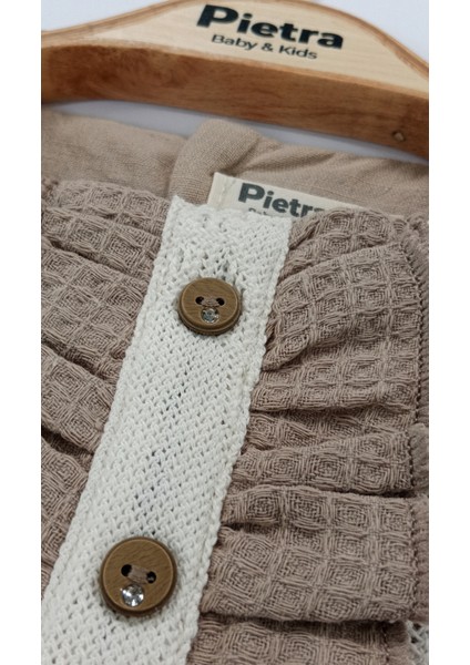 Dantel Detaylı %100 Pamuk Müslin Kumaş Bebek ve Çocuk Elbise modelleri