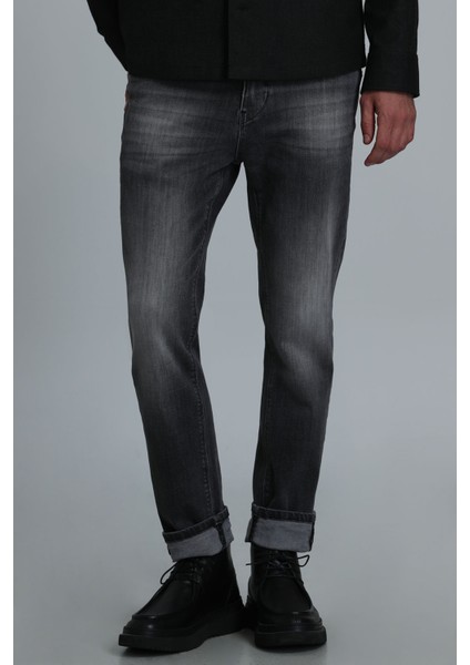 Cames Smart Jean Erkek Pantolon Slim Fit Gri