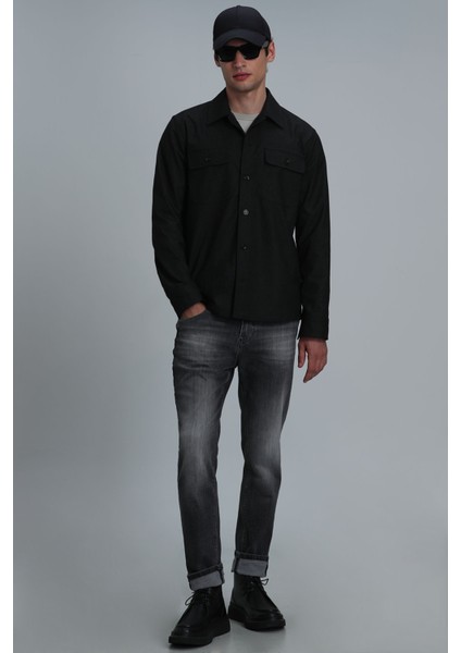 Cames Smart Jean Erkek Pantolon Slim Fit Gri