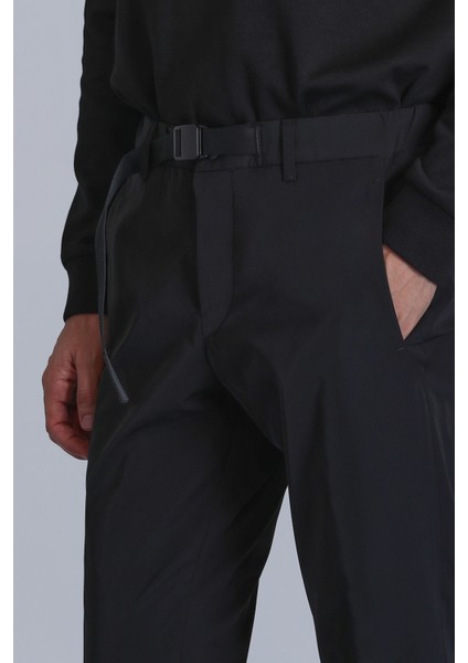 Hıdden Spor Erkek Chino Pantolon Slim Fit Siyah
