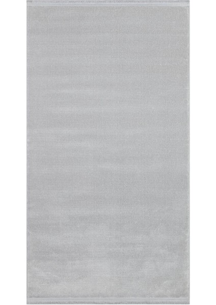 Yoga 5012 Gri - Kaymaz Yıkanabilir Halı | Yumuşak Dokulu Düz Renk Halı indirimleri