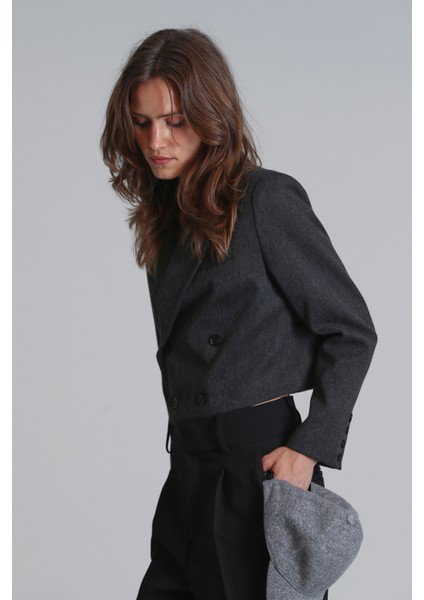Sıdney Kadın Ceket Antrasit