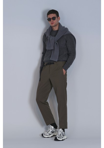 Hıdden Spor Erkek Chino Pantolon Slim Fit Siyah