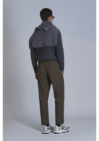 Hıdden Spor Erkek Chino Pantolon Slim Fit Siyah