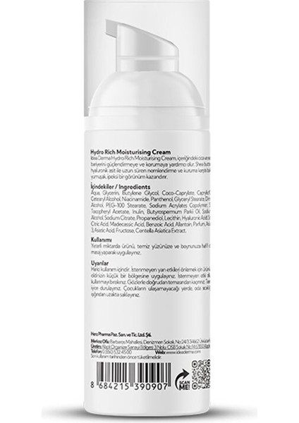 Idea Derma Hydro Rich Moisturising Cream 50 ml fiyatları