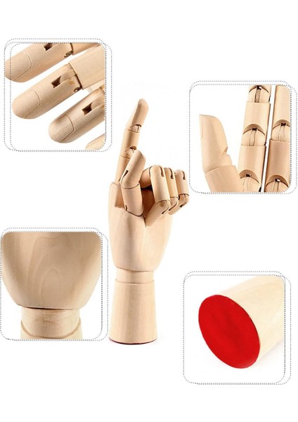 Eklemli Eskiz Mankeni 25 cm Sol El Mankeni: Sanatınızı Şekillendirin; modelleri