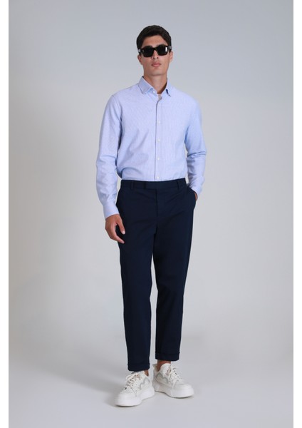 Gabrıel Spor Erkek Chino Pantolon Slim Fit Lacivert