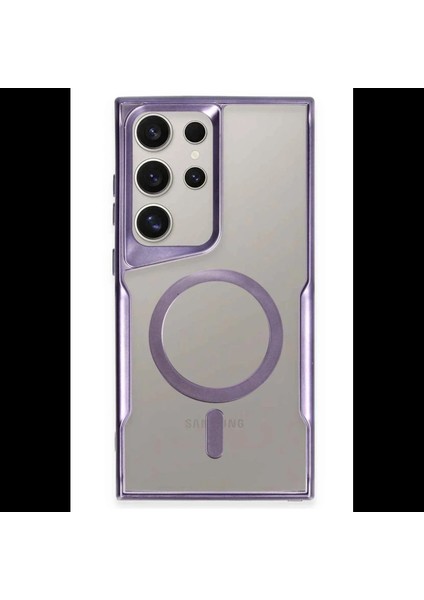 Samsung Galaxy S23 Ultra Kılıf Boyi Magsafe Silikon Kapak