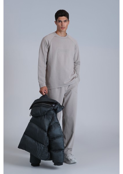 Lınes Erkek Sweatshirt Taş