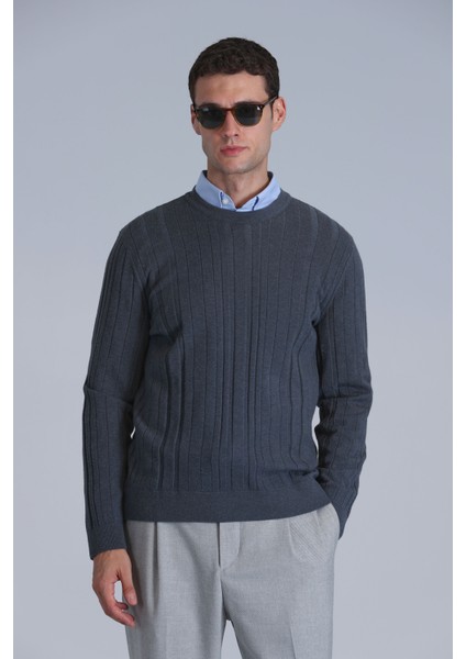 Lucky Erkek Kazak Lacivert