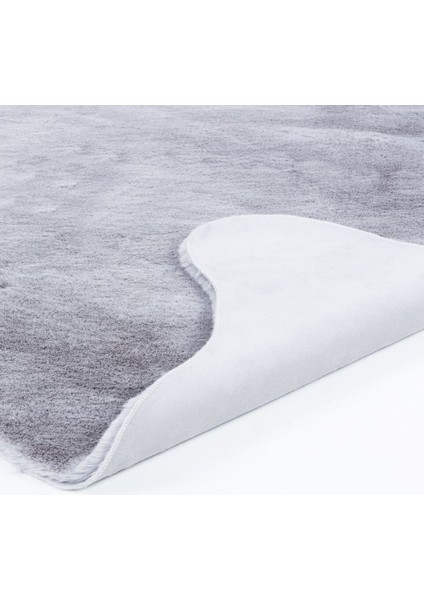 Meloni Gri - Yıkanabilir Peluş Halı | Kaymaz Yumuşak Halı fırsatları