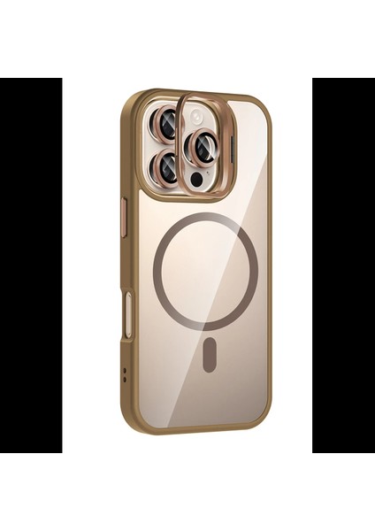 Apple iPhone 16 Pro Max Remim Lensli Magsafe Standlı Kapak fiyatları