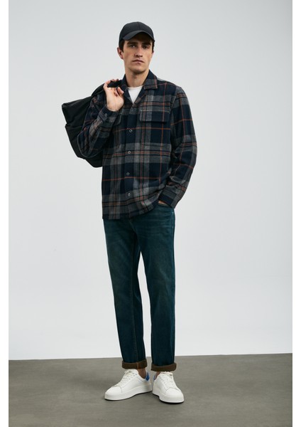 Laon Erkek Basic Gömlek Regular Fit Lacivert