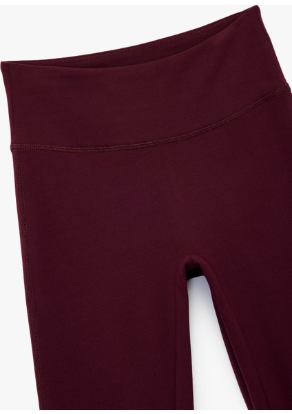 Yüksek Bel Ispanyol Paça Dikiş Detaylı Spor Tayt modelleri