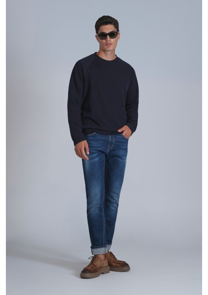 Edwın Smart Jean Erkek Pantolon Slim Fit Mavi