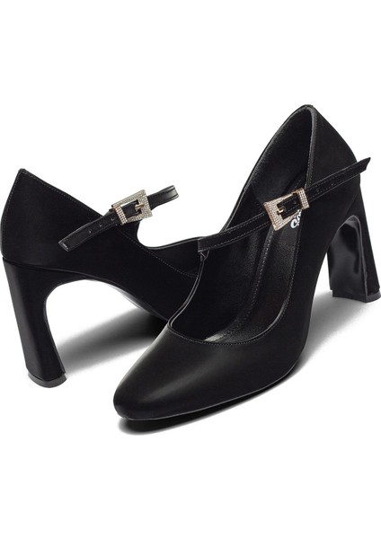 Platform Yüksek Topuk Bantlı Tokalı Kadın Abiye Ayakkabı 3110 modelleri