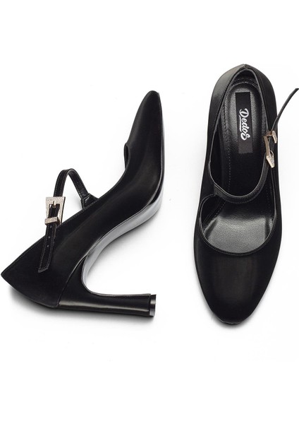 Platform Yüksek Topuk Bantlı Tokalı Kadın Abiye Ayakkabı 3110 fırsatları