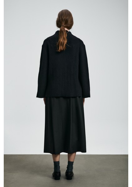 Tatum Kadın Kazak Siyah