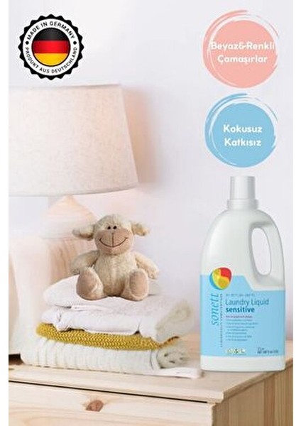 Organik Nötral Çamaşır Yıkama Sıvısı Hassas Ciltler İçin 2 L Ekolojik Ürün indirimleri