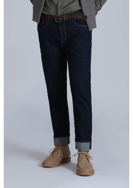 Grant Smart Jean Erkek Pantolon Slim Fit Mavi